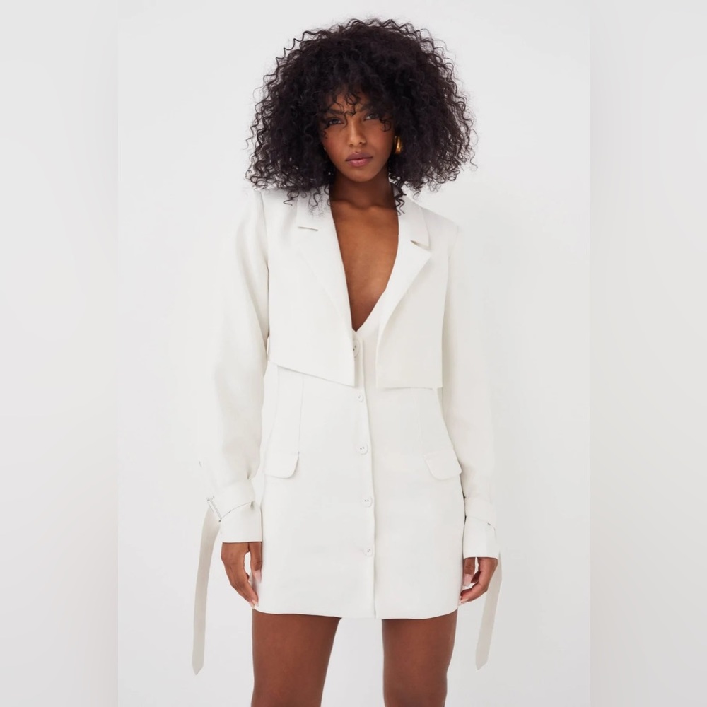 For Love & Lemons Alysa Long Sleeve Blazer Minidress
